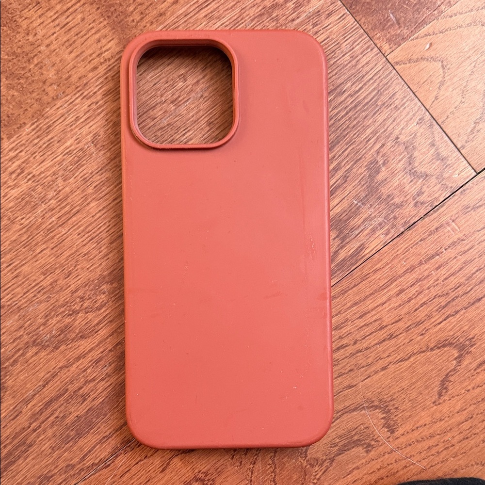 Burnt Orange/Brown Silicone Phone Case